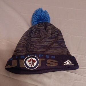 Adidas Navy and Blue Jets Beanie
